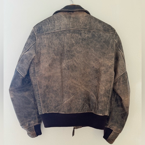 VINTAGE Golden Bear Leather Jacket size 36 — RARE + in EXCELLENT CONDITION - Picture 15 of 15